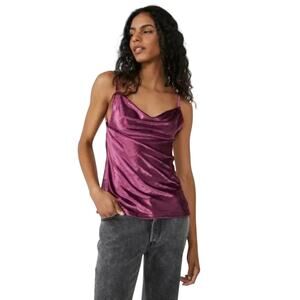 Free People Purple Camisole Tank Top Size Small